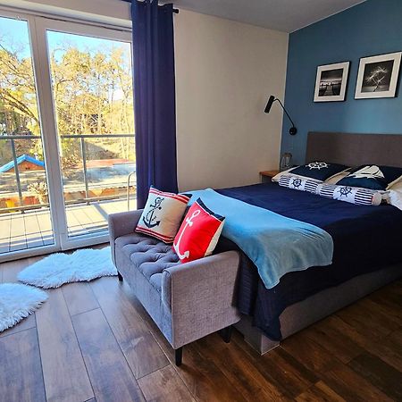 Apartament Grunwaldzka 105 Z Tarasem 5O M Do Plazy Поберово Экстерьер фото