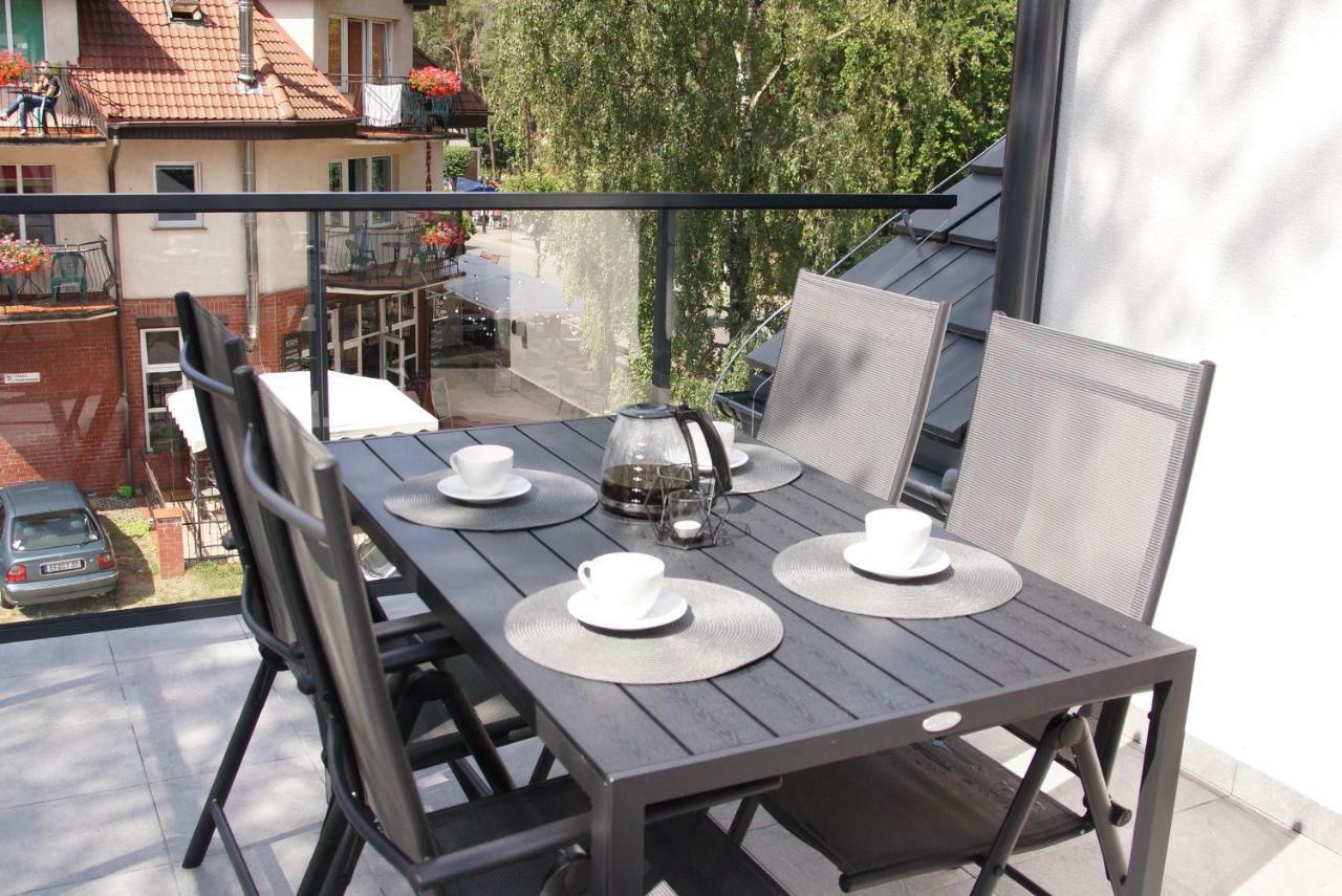 Apartament Grunwaldzka 105 Z Tarasem 5O M Do Plazy Поберово Экстерьер фото